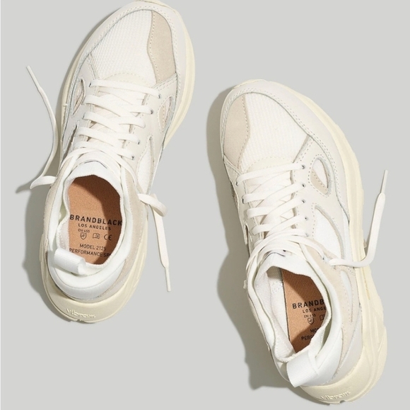 Brandblack Aura 130 sneaker OG White Vibram® RollinGait Sole Size 9.5 NIB - Picture 16 of 16